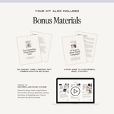 Canva email template and elements kit by simplylynnscreative, featuring customizable designs and graphic elements for email marketing.