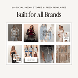 Canva social media template kit by simplylynnscreative featuring customizable designs for Instagram, Facebook, and Pinterest posts.