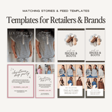Canva social media template kit by simplylynnscreative featuring customizable designs for various social platforms.