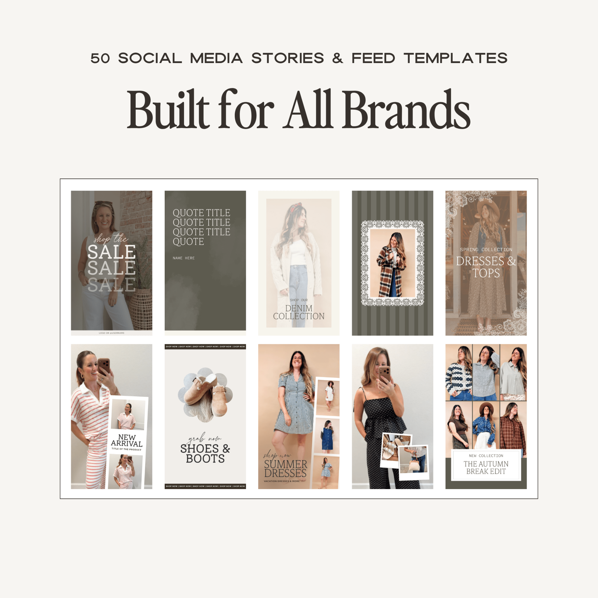 Canva social media template kit by simplylynnscreative featuring editable designs for Instagram, Facebook, and Pinterest posts