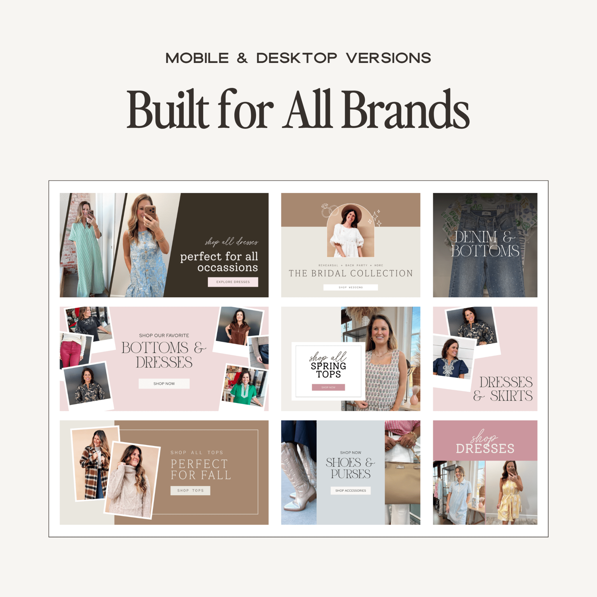 Canva website banner template kit by simplylynnscreative featuring customizable designs for online banners and headers.