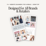 Canva website banner template kit by simplylynnscreative featuring customizable designs for online banners.