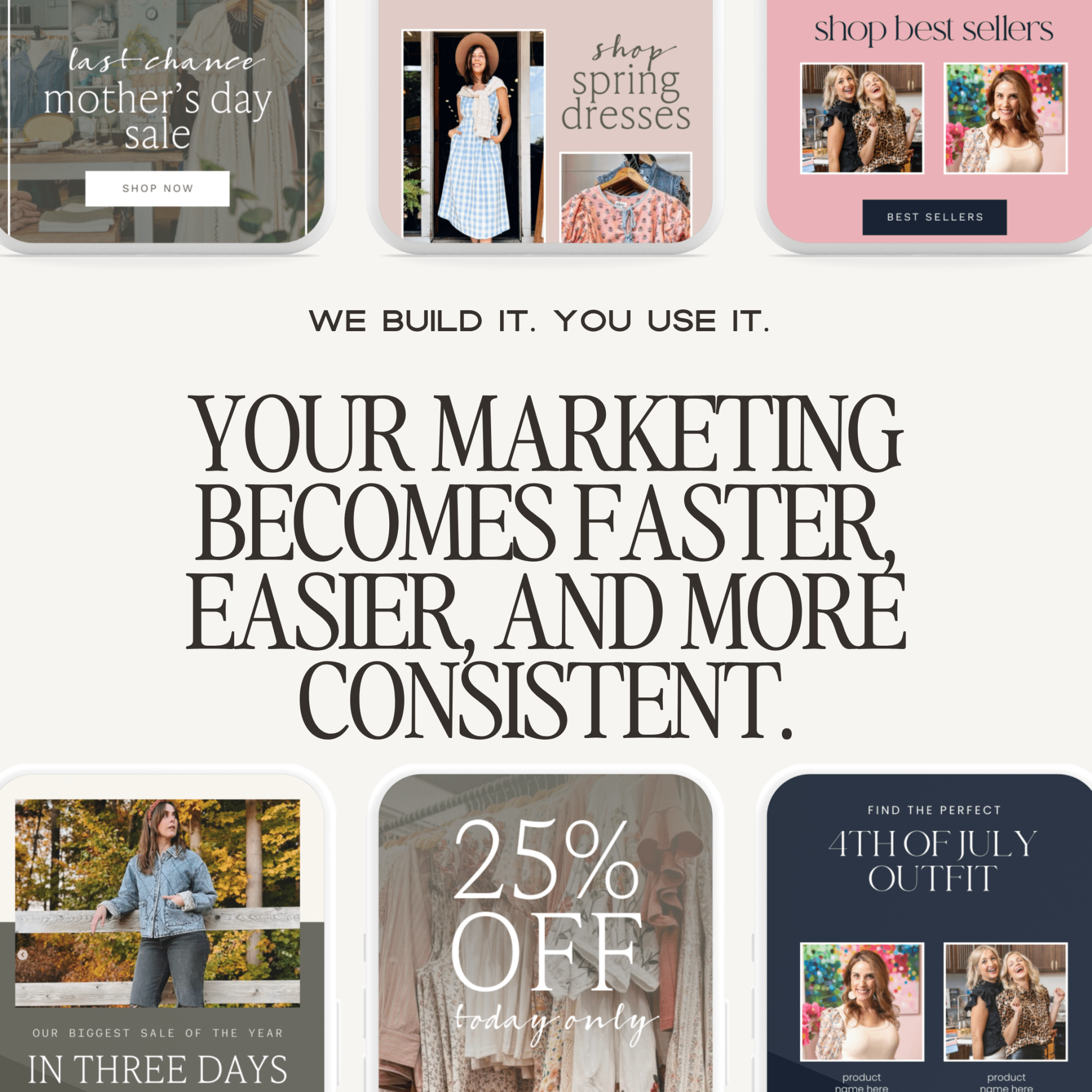 Custom Canva design system by Simply Lynn's Creative, featuring organized templates and branding elements for easy design creation.