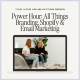 Power Hour with Cassidy from simplylynnscreative, featuring a vibrant schedule planner and motivational tools for productive sessions.