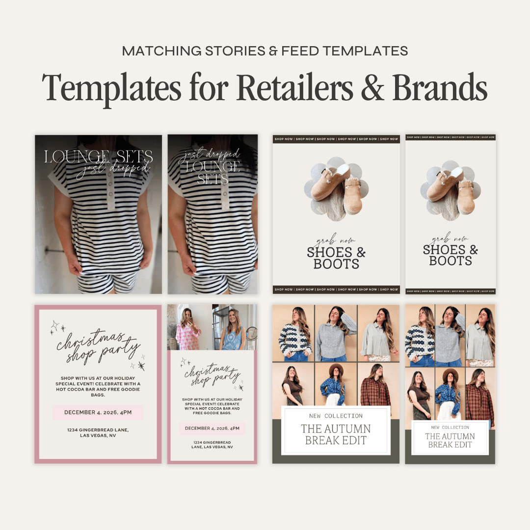 Canva social media template kit by simplylynnscreative featuring colorful design layouts for Instagram, Facebook, and Pinterest posts.
