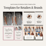 Canva social media template kit by simplylynnscreative featuring colorful design layouts for Instagram, Facebook, and Pinterest posts.