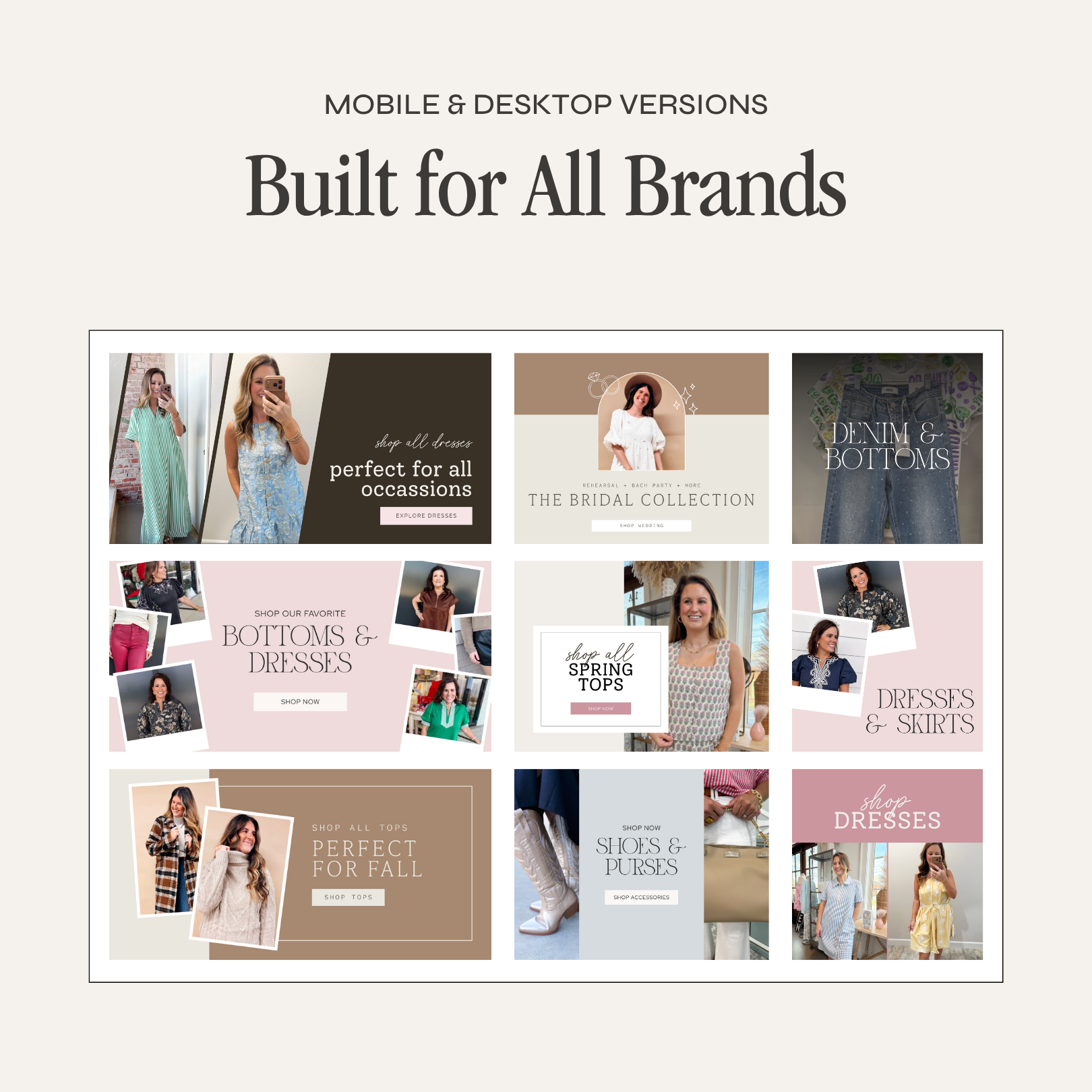 Canva website banner template kit by simplylynnscreative featuring customizable banners and design elements for website headers.