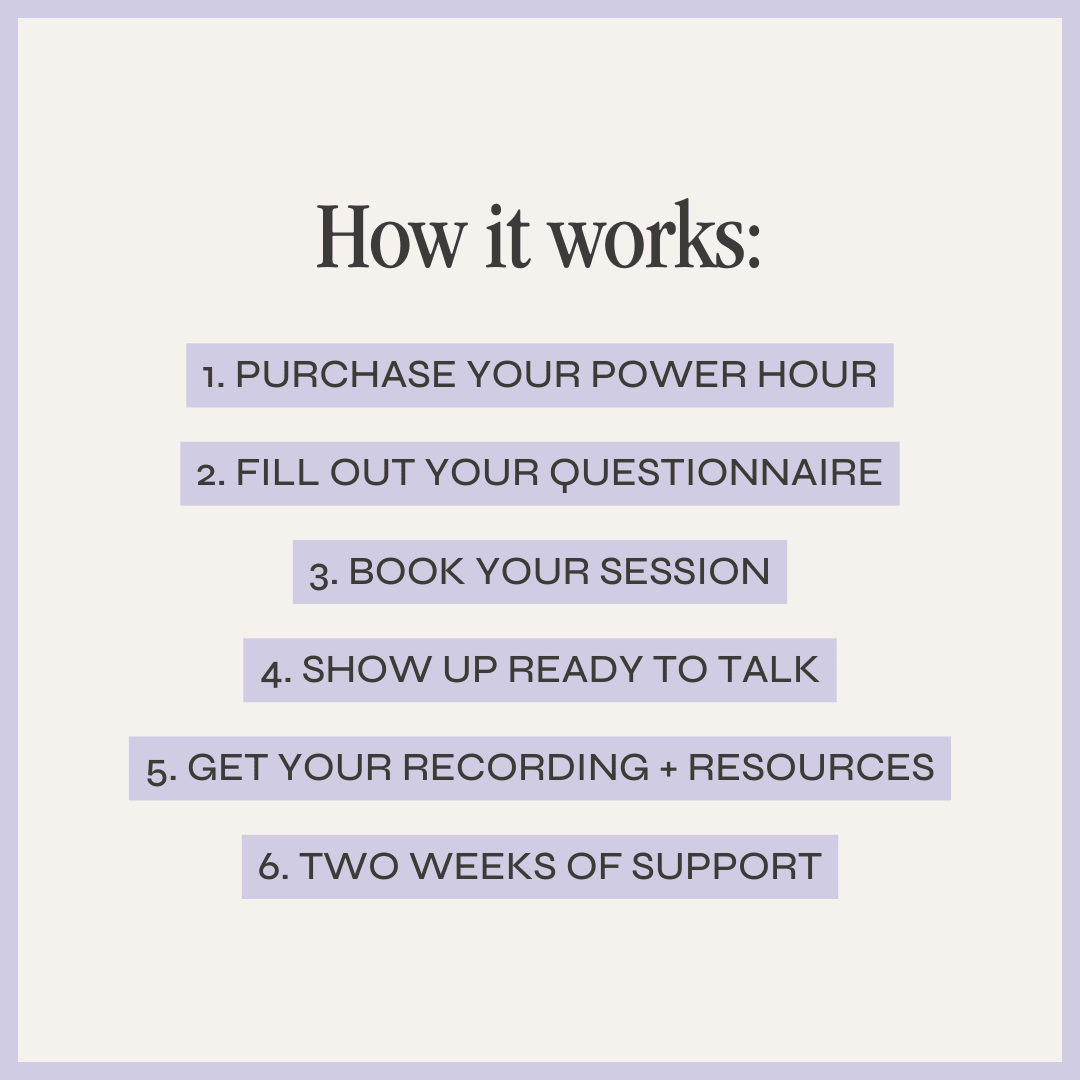 Power Hour with Cassidy session by simplylynnscreative, featuring a woman speaking into a microphone during a creative workshop.