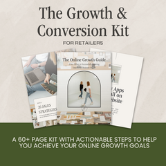 Image of The Growth & Conversion Kit for Brands and Retailers by simplylynnscreative, featuring tools for business growth and customer engagement.
