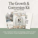 Digital marketing growth and conversion kit for brands and retailers, featuring branding and analytics tools by simplylynnscreative.